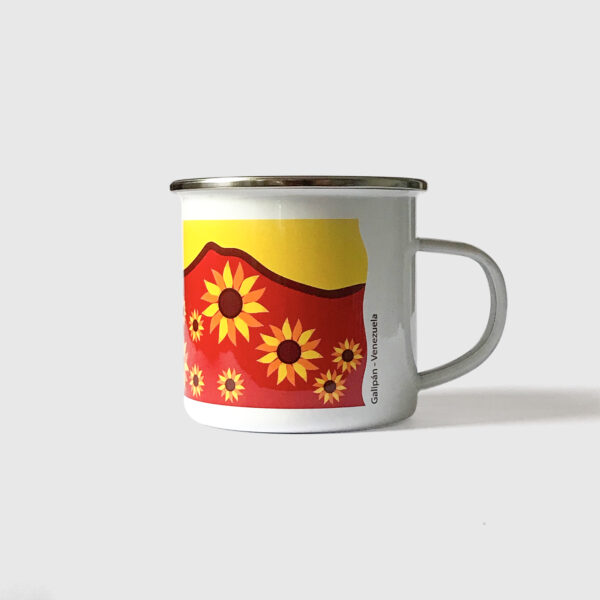 Taza de Peltre. <br/>Galipán Rojo