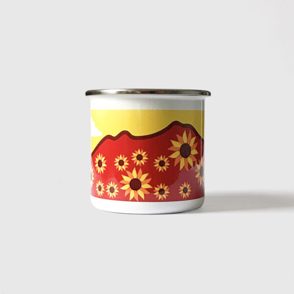 Taza de Peltre. <br/>Galipán Rojo - Imagen 2