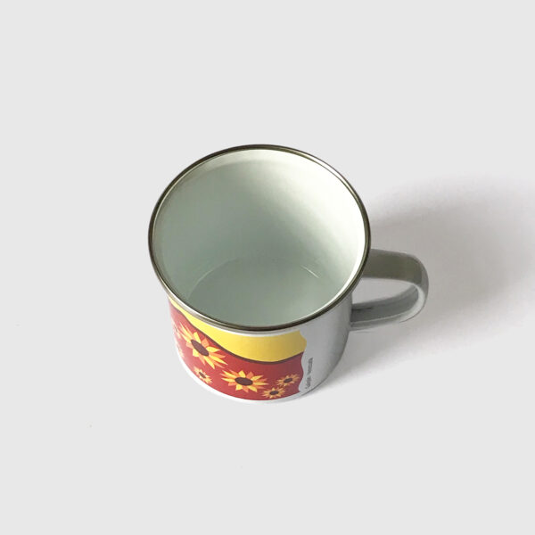 Taza de Peltre. <br/>Galipán Rojo - Imagen 4