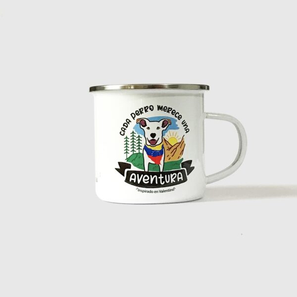 Taza de Peltre. <br/>Valentino Full Color