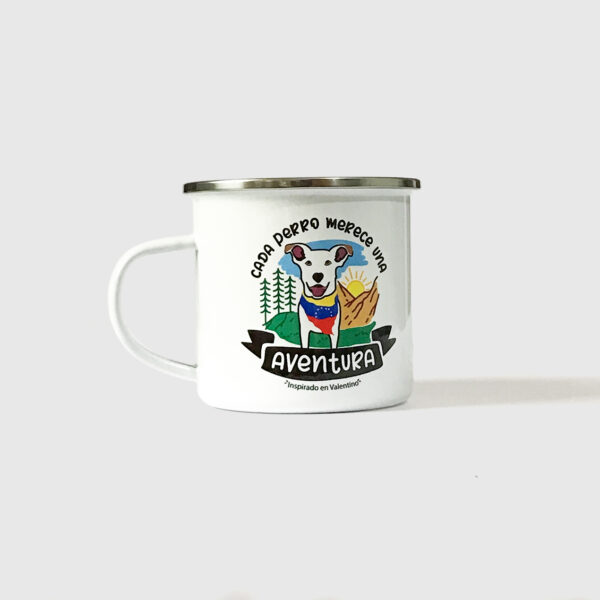 Taza de Peltre. <br/>Valentino Full Color - Imagen 3