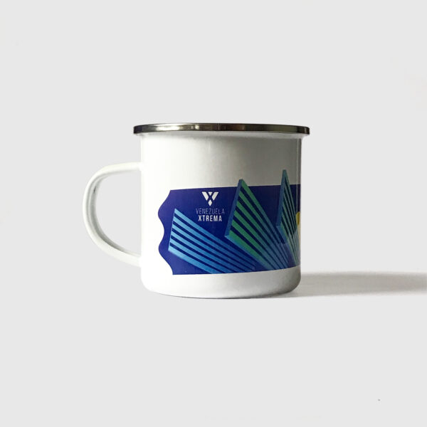 Taza de Peltre. <br/> Barquisimeto Fondo Oscuro - Imagen 3