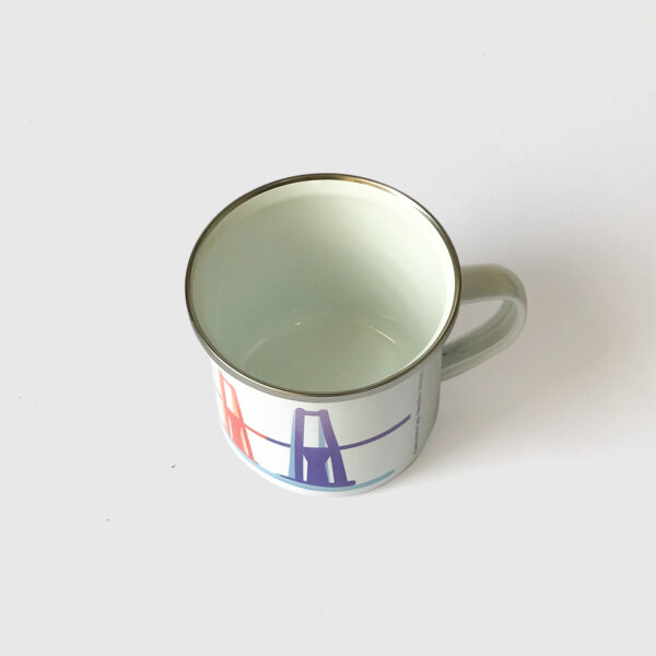 Taza de Peltre. <br/>Maracaibo fondo blanco - Imagen 4