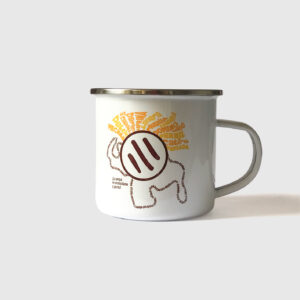 Taza de Peltre. <br/> Arepa Xtrema blanca