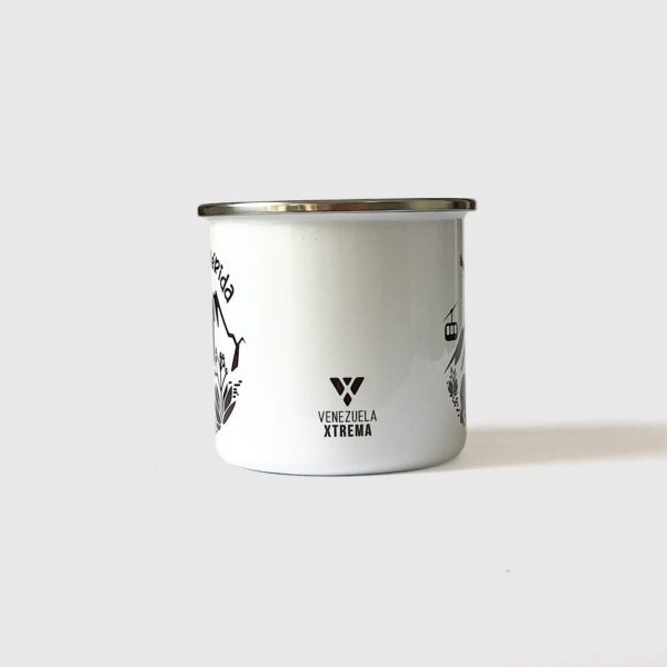 Taza de Peltre. <br/> Mérida blanco y negro - Imagen 2