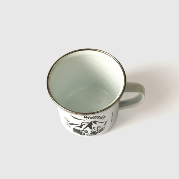 Taza de Peltre. <br/> Mérida blanco y negro - Imagen 4