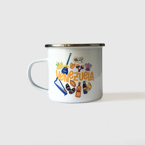 Taza de Peltre. <br/>Íconos de Venezuela Full Color - Imagen 3