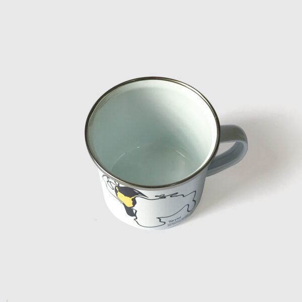 Taza de Peltre. <br/>Turpial Borde Plateado - Imagen 4