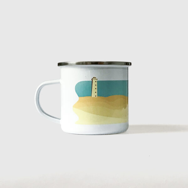 Taza de Peltre. <br/>Falcón Celeste - Imagen 3