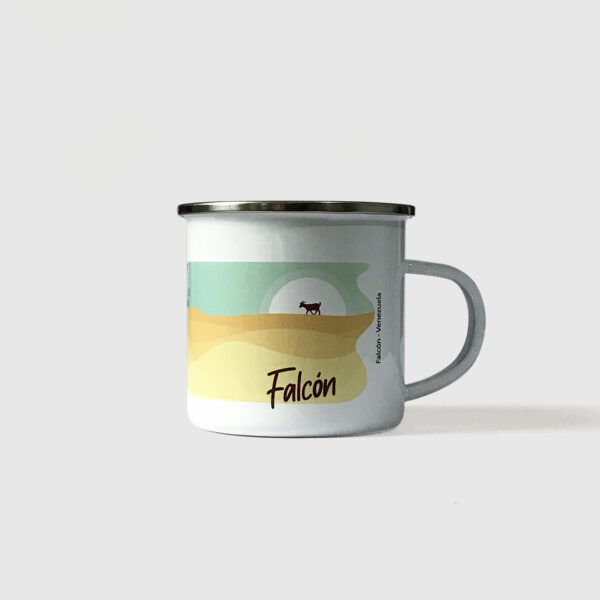 Taza de Peltre. <br/>Falcón Celeste