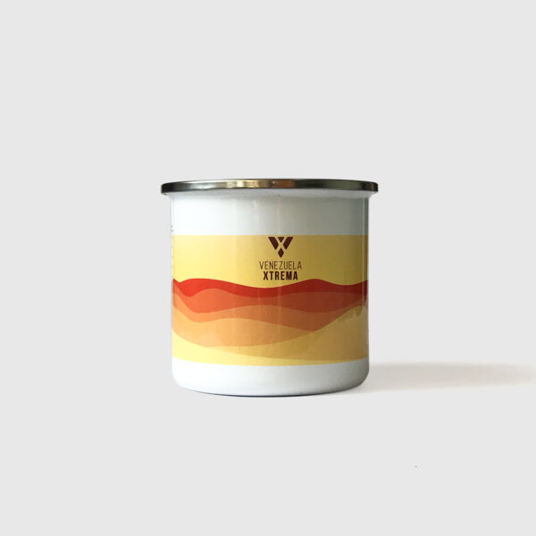Taza de Peltre. <br/>Falcón Naranja - Imagen 2