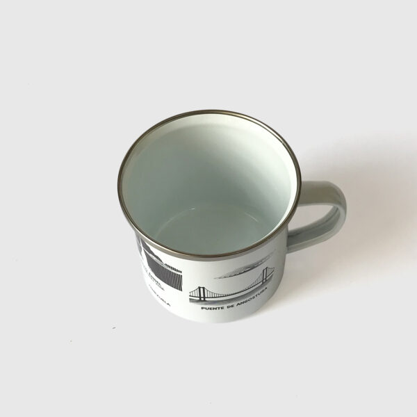 Taza de Peltre. <br/>Bolívar Blanco y Negro - Imagen 4