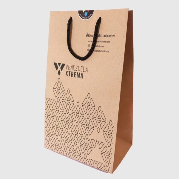 Tote Bag Loneta Impermeable Negra <br> Margarita Full Color - Imagen 4