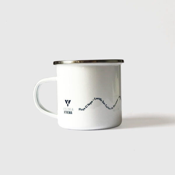 Taza de Peltre. <br/>Margarita Colores Pasteles - Imagen 3