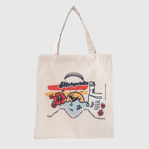Tote Bag Lienzo Algodonado <br>Margarita Full Color