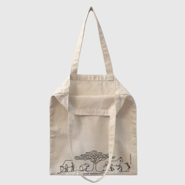Tote Bag Lienzo Algodonado<br>Llanos Un Color - Imagen 2
