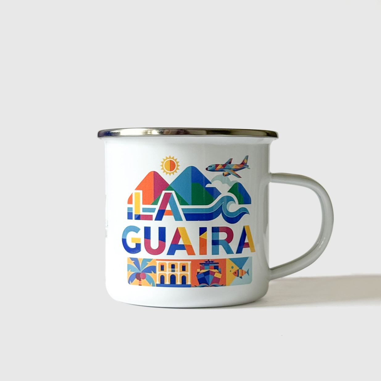 Taza de Peltre. <br/> La Guaira